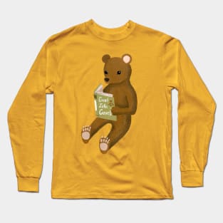 Reading Bear Long Sleeve T-Shirt